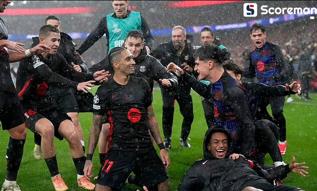 바르셀로나, 벤피카에 5-4 역전승… UCL 2위